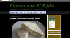 Desktop Screenshot of cocinaconelejido.blogspot.com