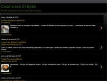 Tablet Screenshot of cocinaconelejido.blogspot.com