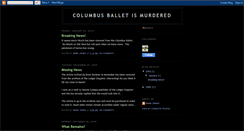 Desktop Screenshot of columbusballetmurdered.blogspot.com