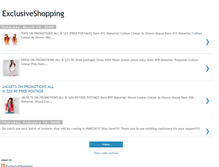 Tablet Screenshot of exclusive-shopping.blogspot.com