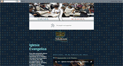 Desktop Screenshot of iglesiaevangelicacristiana.blogspot.com