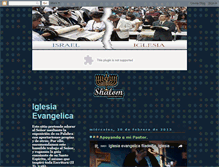Tablet Screenshot of iglesiaevangelicacristiana.blogspot.com