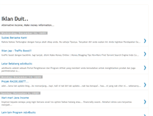 Tablet Screenshot of duit-iklan-duit.blogspot.com