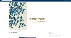 Desktop Screenshot of digresionario.blogspot.com