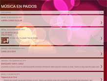 Tablet Screenshot of musicapaidos.blogspot.com