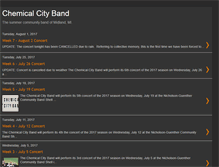 Tablet Screenshot of chemcityband.blogspot.com