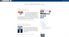 Desktop Screenshot of fallpracticum2009.blogspot.com