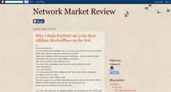 Desktop Screenshot of chucksmarketreview.blogspot.com