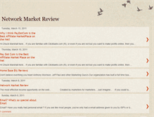 Tablet Screenshot of chucksmarketreview.blogspot.com
