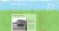 Desktop Screenshot of oaksapling.blogspot.com