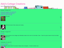 Tablet Screenshot of mycottagecreations.blogspot.com