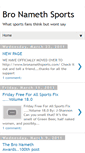Mobile Screenshot of bronamethsports.blogspot.com