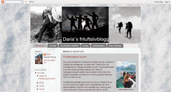 Desktop Screenshot of friluftslivbloggdaria.blogspot.com