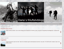 Tablet Screenshot of friluftslivbloggdaria.blogspot.com