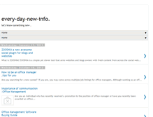 Tablet Screenshot of every-day-new-info.blogspot.com