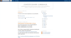 Desktop Screenshot of costituzione-liberale.blogspot.com