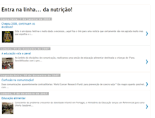 Tablet Screenshot of entranalinha.blogspot.com
