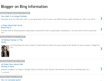 Tablet Screenshot of bing-blogger.blogspot.com