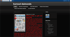 Desktop Screenshot of kurnooldaimonds.blogspot.com