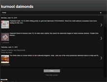 Tablet Screenshot of kurnooldaimonds.blogspot.com