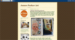 Desktop Screenshot of jamesparkerart.blogspot.com