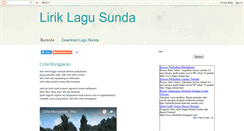 Desktop Screenshot of lirik-lagu-sunda.blogspot.com