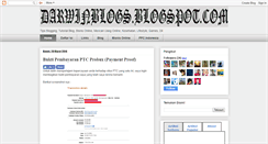 Desktop Screenshot of darwinblogs.blogspot.com