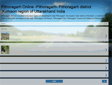 Tablet Screenshot of pithoragarhonline.blogspot.com