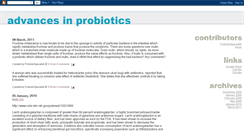 Desktop Screenshot of advancesinprobiotics.blogspot.com