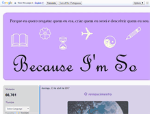 Tablet Screenshot of becauseimso.blogspot.com