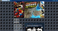 Desktop Screenshot of justiceleaguedetroit.blogspot.com