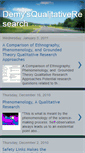 Mobile Screenshot of demysqualitativeresearch.blogspot.com