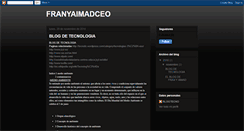 Desktop Screenshot of franyaimadceo.blogspot.com