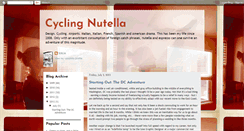 Desktop Screenshot of cyclingnutella.blogspot.com