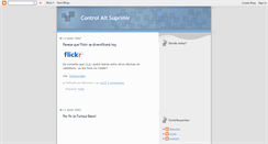 Desktop Screenshot of controlaltsuprimir.blogspot.com