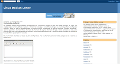 Desktop Screenshot of linux-lenny.blogspot.com