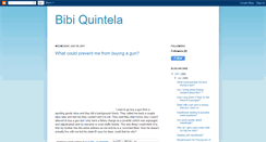 Desktop Screenshot of bibiquintelablog.blogspot.com