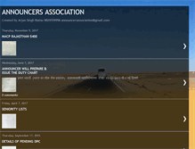 Tablet Screenshot of announcersassociation.blogspot.com