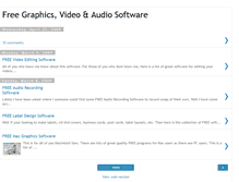 Tablet Screenshot of free-graphics-video-audio-software.blogspot.com