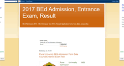 Desktop Screenshot of bedadmission.blogspot.com