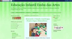 Desktop Screenshot of educacaoinfantilembu.blogspot.com