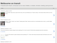 Tablet Screenshot of melbourneontransit.blogspot.com