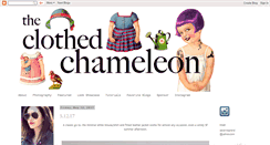 Desktop Screenshot of clothedchameleon.blogspot.com