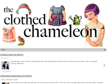 Tablet Screenshot of clothedchameleon.blogspot.com