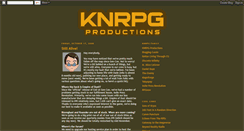 Desktop Screenshot of knrpg.blogspot.com