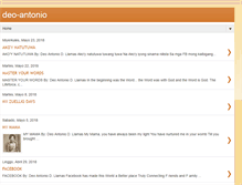 Tablet Screenshot of deo-antonio.blogspot.com