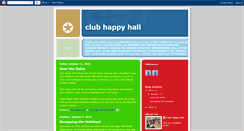 Desktop Screenshot of clubhappyhall.blogspot.com