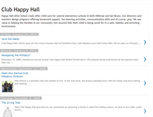 Tablet Screenshot of clubhappyhall.blogspot.com