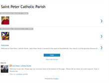 Tablet Screenshot of churchofsaintpeter.blogspot.com