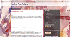 Desktop Screenshot of carolinegraygallery.blogspot.com